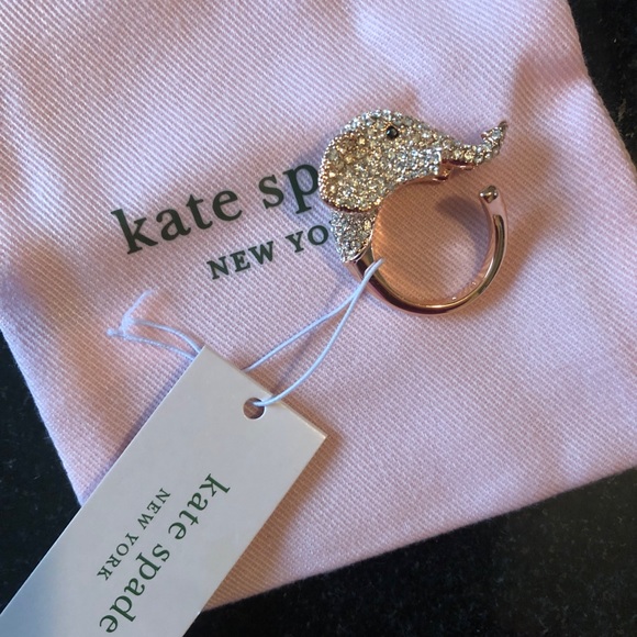 Kate Spade Pave Elephant Ring - Picture 4 of 8
